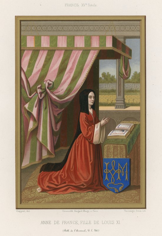 Anne af Frankrig af French School