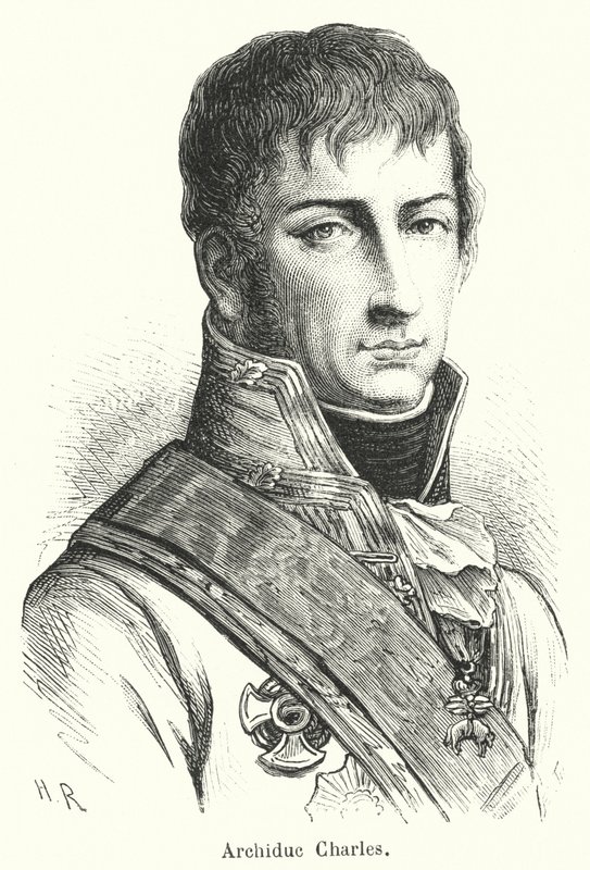Ærkehertug Charles (gravering) af French School