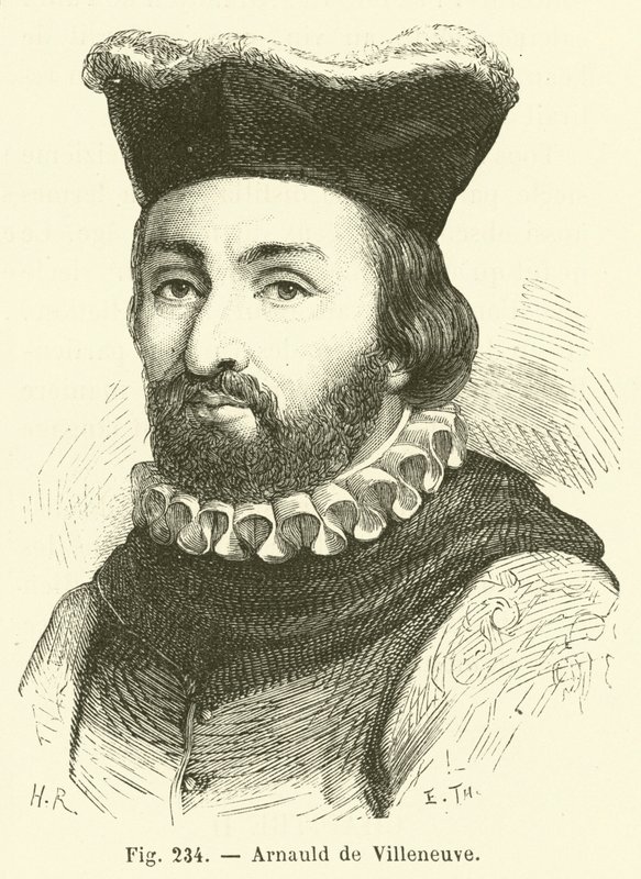 Arnauld de Villeneuve (gravering) af French School