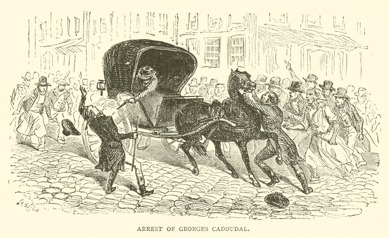 Arrestation af Georges Cadoudal (gravering) af French School