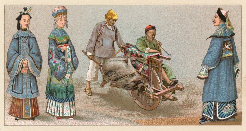 Asien kostume af French School