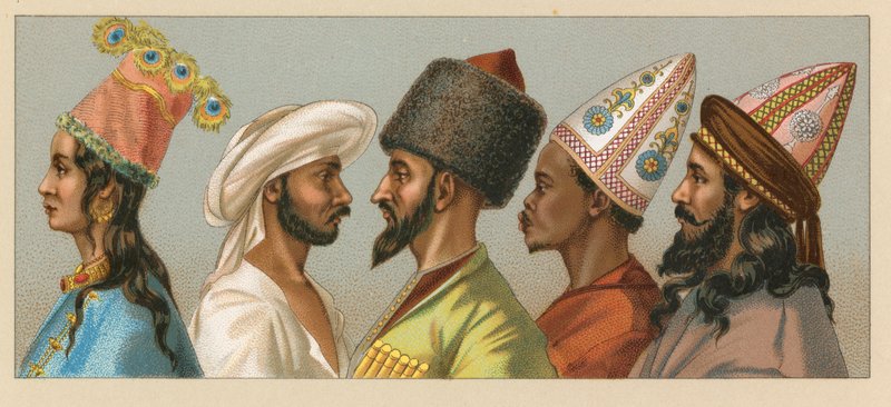 Asiatisk kostume af French School