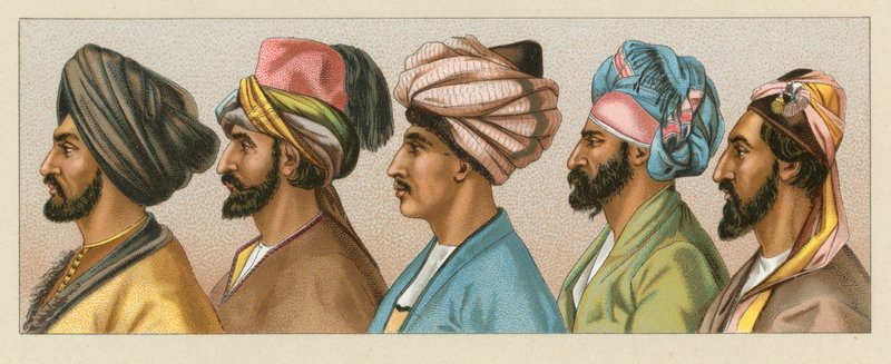 Asiatisk kostume af French School