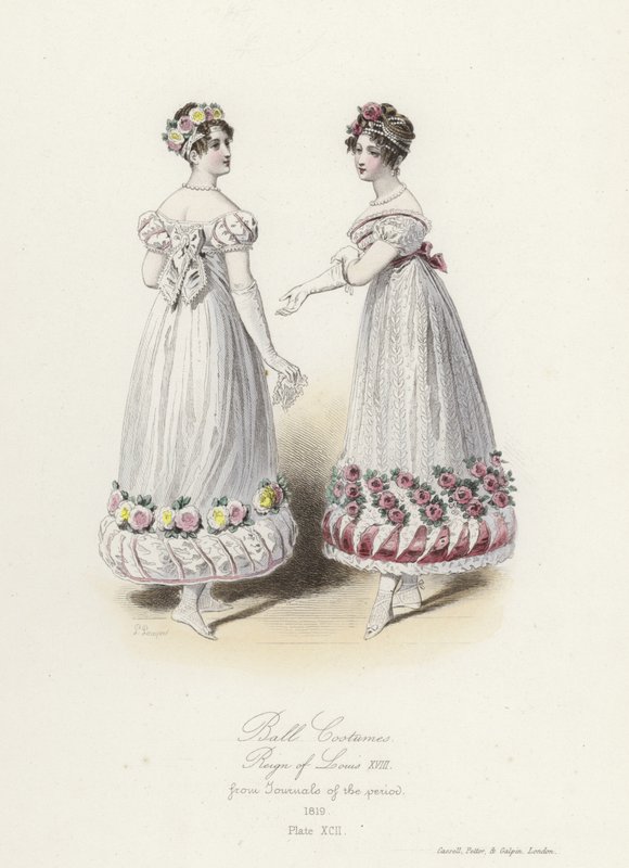 Balkostumer, Ludvig XVIII af French School