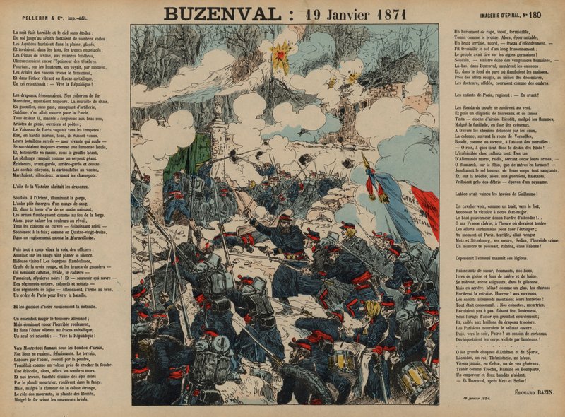 Slaget ved Buzenval, fransk-preussisk krig af French School