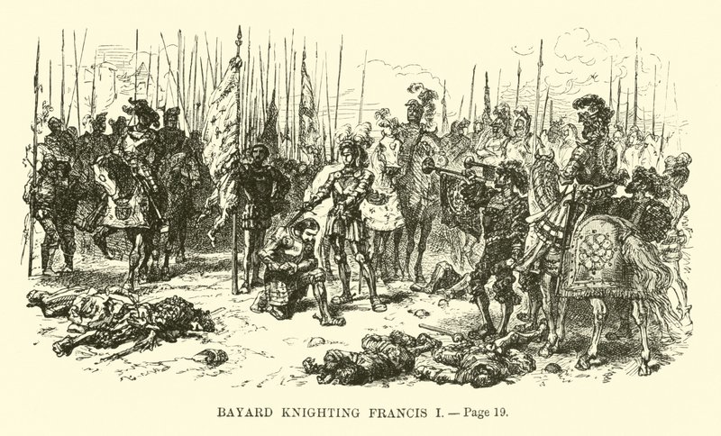 Bayard ridder Frans I af French School