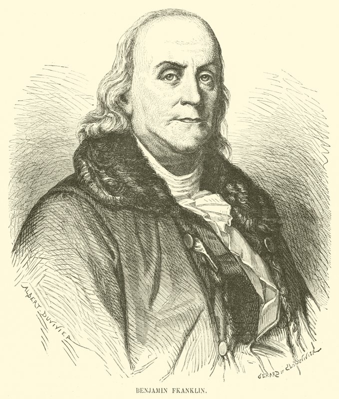 Benjamin Franklin af French School