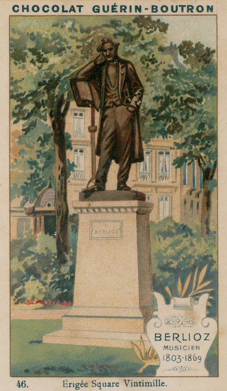 Berlioz, musiker, 1803-1869, Erigee Square Ventimiglia af French School
