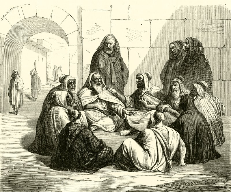 Boaz køber Noemis mark (gravering) af French School