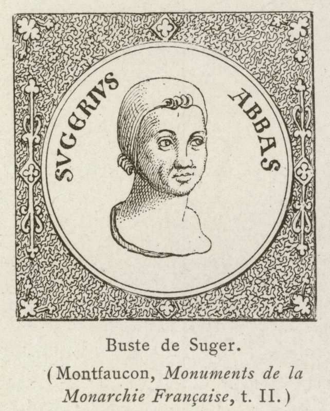 Buste de Suger (gravering) af French School