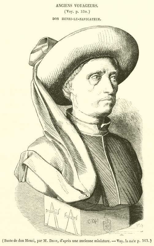Bust de don Henri (gravering) af French School