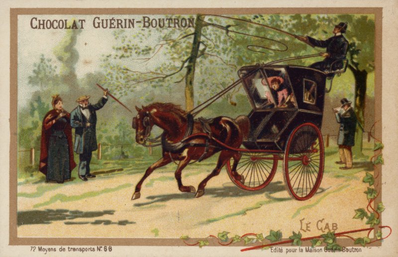 Førerhus (chromolitho) af French School
