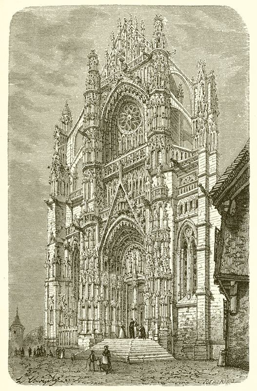 Katedralen i Beauvais af French School