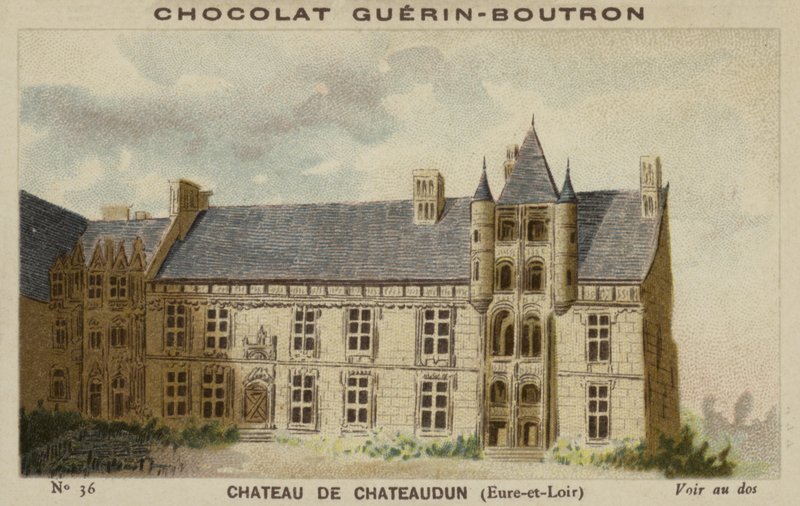 Slottet Chateaudun, Eure-et-Loir af French School