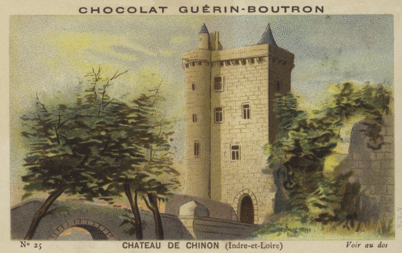 Chinon Slot, Indre-et-Loire af French School