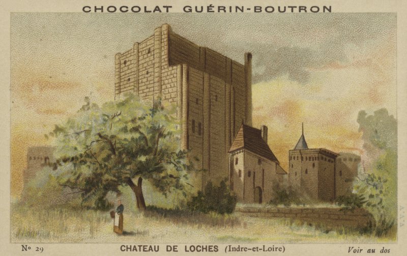 Slottet Loches, Indre-et-Loire af French School