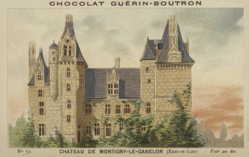 Slottet Montigny-le-Ganelon, Eure-et-Loir af French School