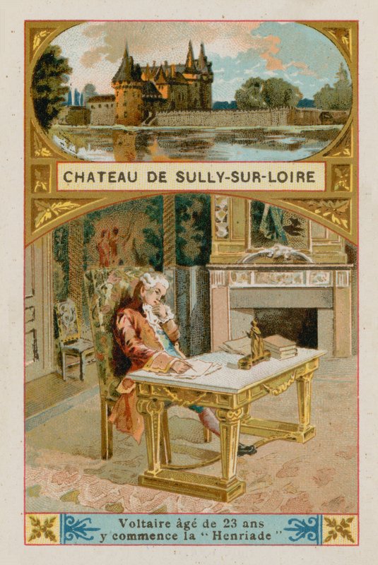 Slottet Sully-sur-Loire af French School