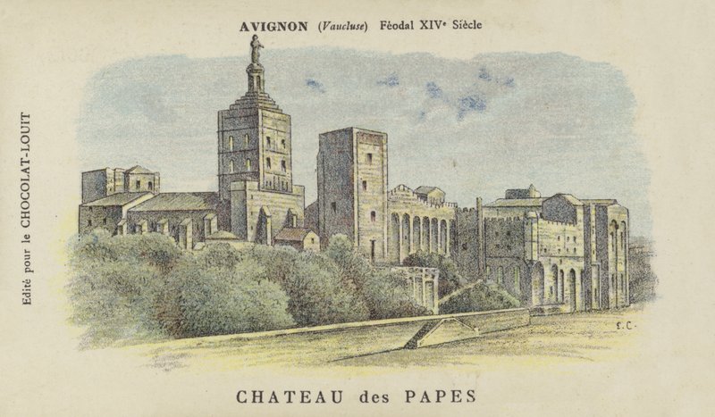 Pavernes slot, Avignon, Vaucluse af French School