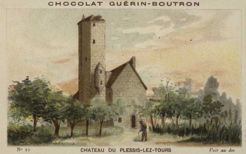 Slottet i Plessis-lez-Tours af French School