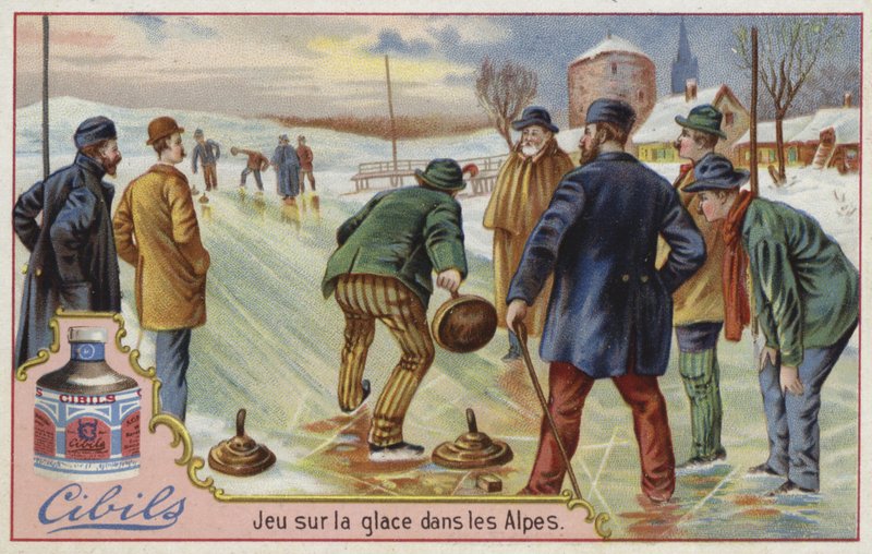 Cibils kort med curling af French School