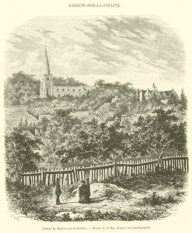 Harrow-on-the-Hill College (gravering) af French School