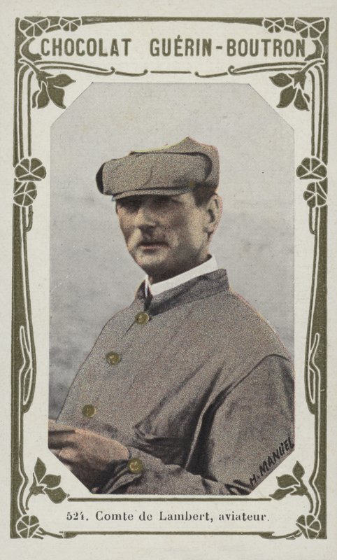 Comte de Lambert, flyver (farvet foto) af French School
