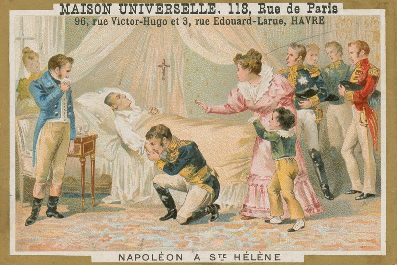 Napoleons død på St. Helena, 1821 af French School
