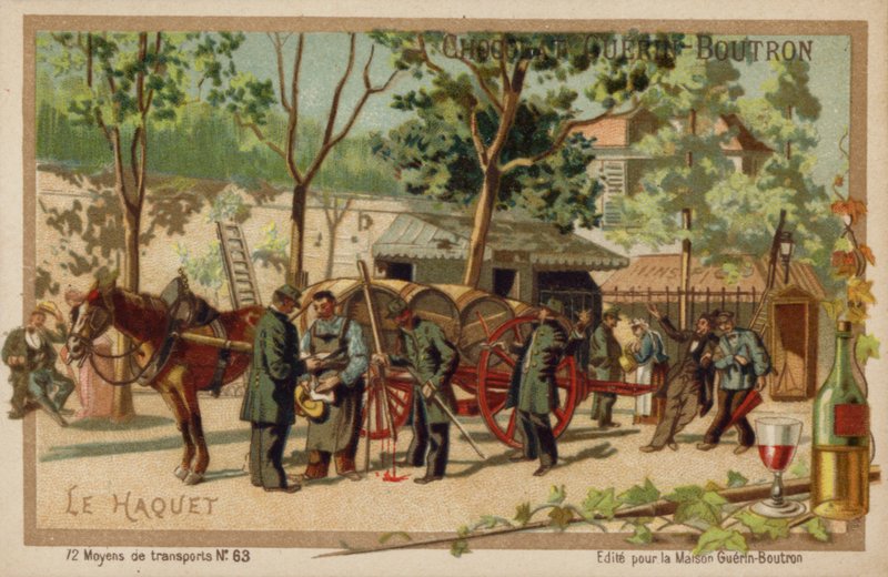 Dray (chromolitho) af French School
