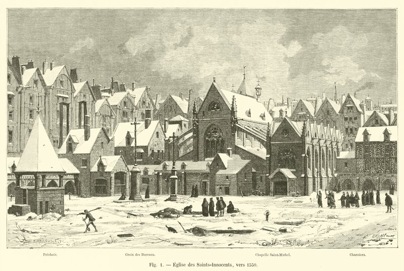 Church of the Saints-Innocents, omkring 1550 af French School