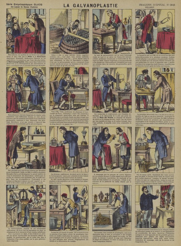 Galvanisering (farve litho) af French School