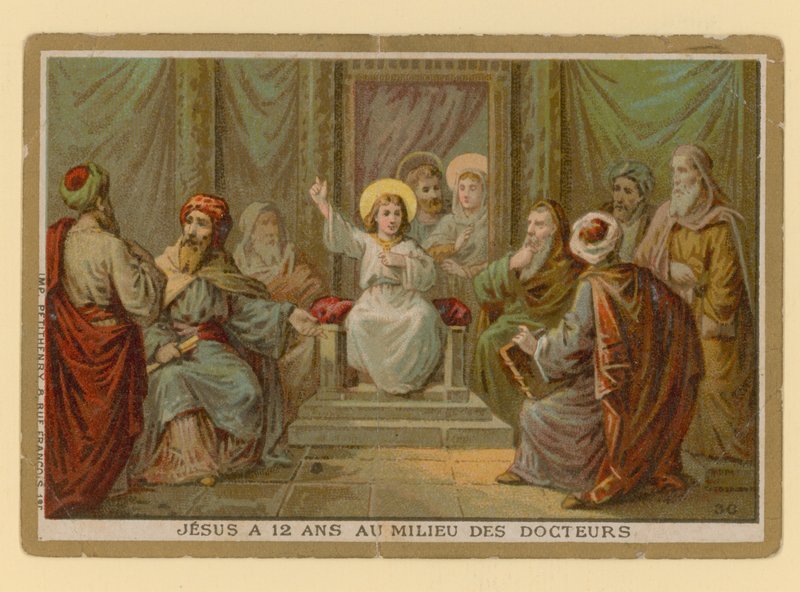 Episode i Jesu Kristi liv (chromolitho) af French School
