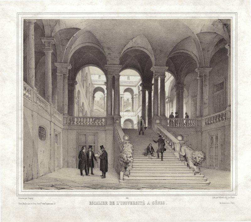 Universitetstrapper i Genova af French School