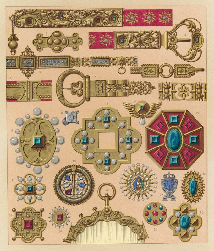 Europa XIVth-XVth Cent Costume af French School