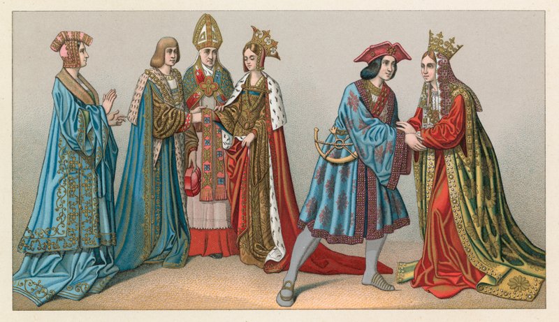 Europa XV-XVIth Cent Costume af French School