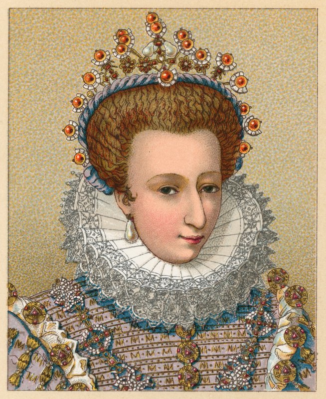 Europa XVI. århundrede kostume af French School