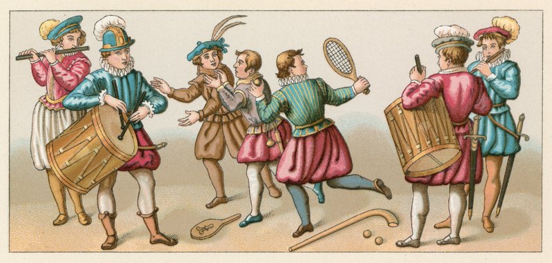 Europa XVI. århundrede kostume af French School