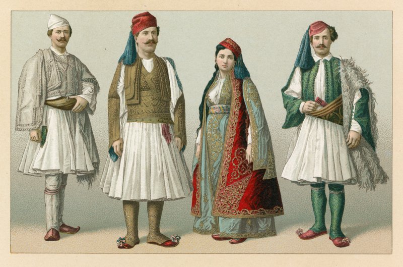 Europæisk Tyrkiet kostume af French School