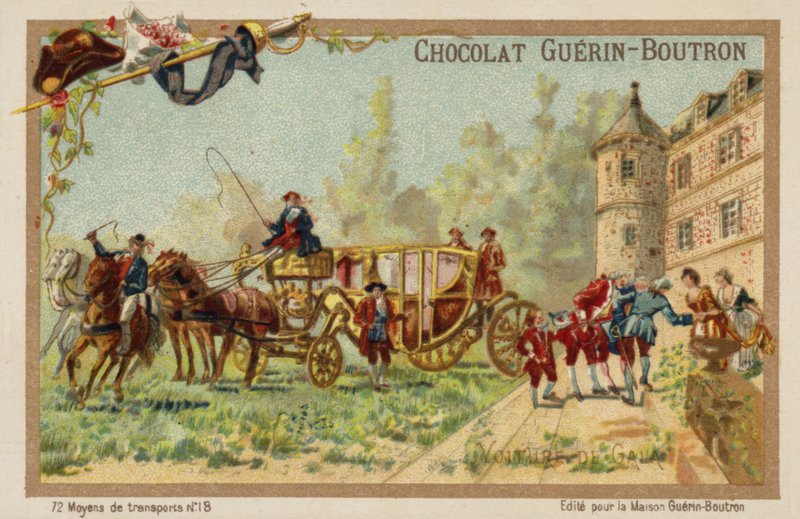 Festivaltræner (chromolitho) af French School