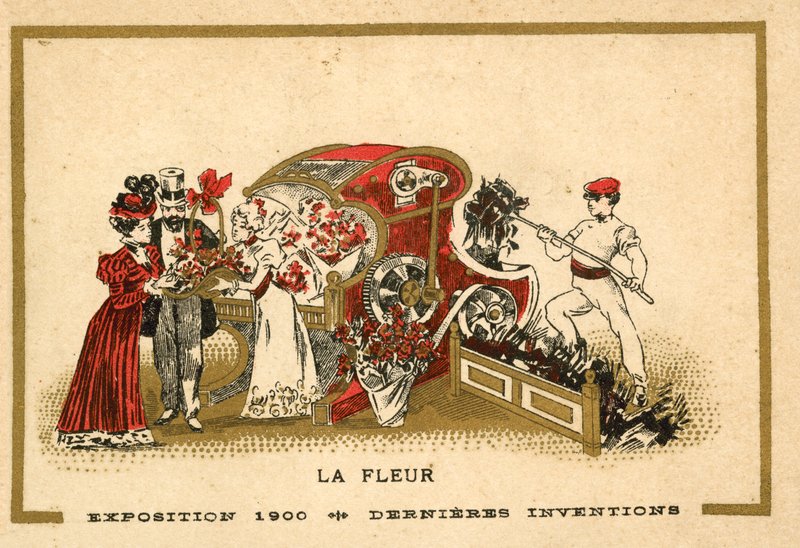 Blomster (chromolitho) af French School