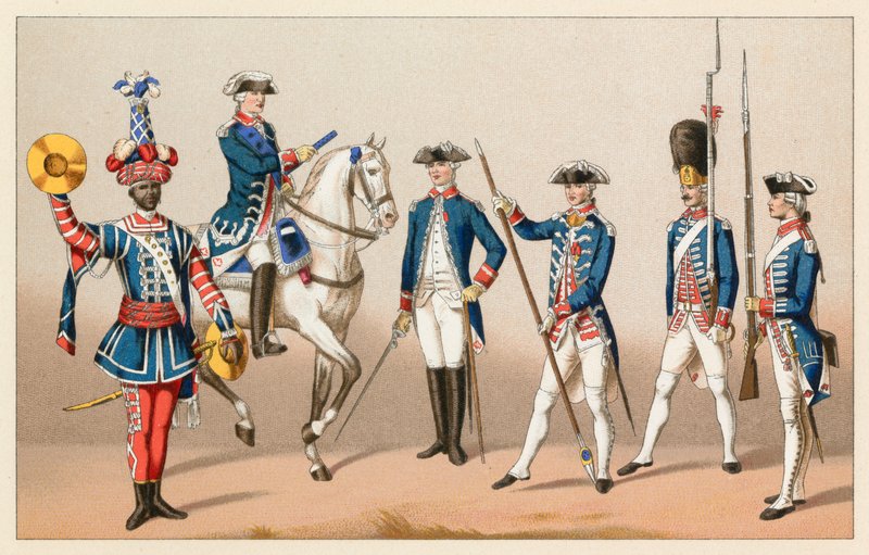 Frankrig XVIIIth Cent kostume af French School