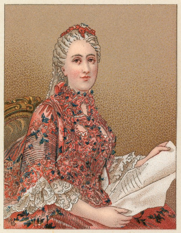 Frankrig XVIIIth Cent kostume af French School