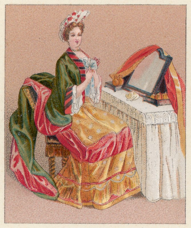 Frankrig XVIIth Cent kostume af French School
