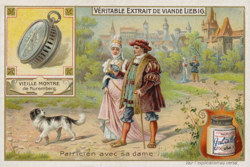 Fransk kødekstrakt (Bouillon), kurtørende par af French School