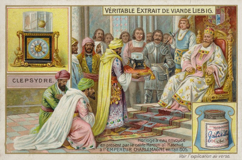 Fransk kødekstrakt (Bouillon), kejser Karl den Store af French School
