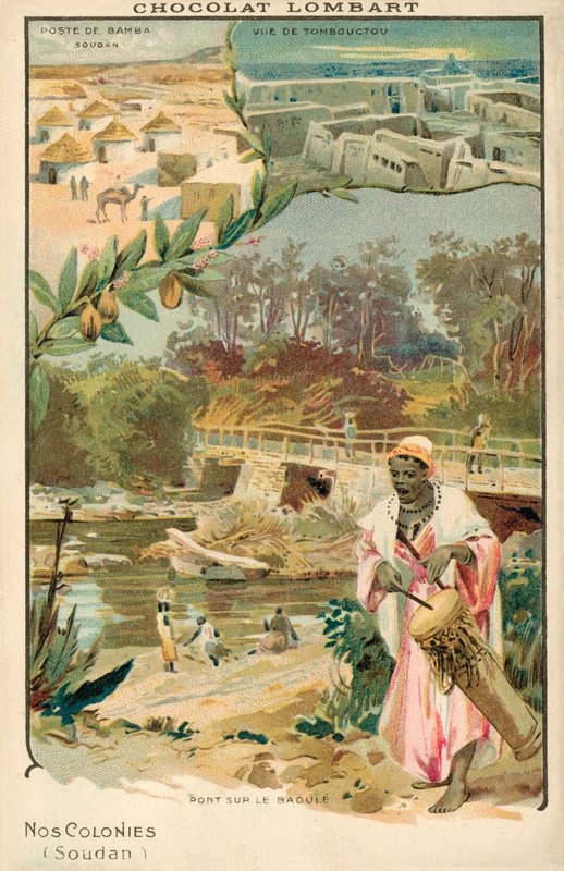 Fransk Sudan (chromolitho) af French School