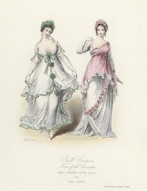 Fransk balkostume, tid for konsulatet af French School