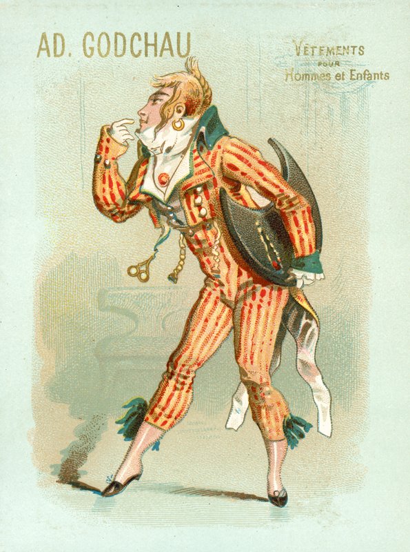 Fransk dandy (chromolitho) af French School