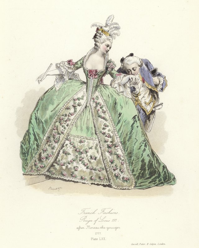 Fransk mode, Ludvig XVI