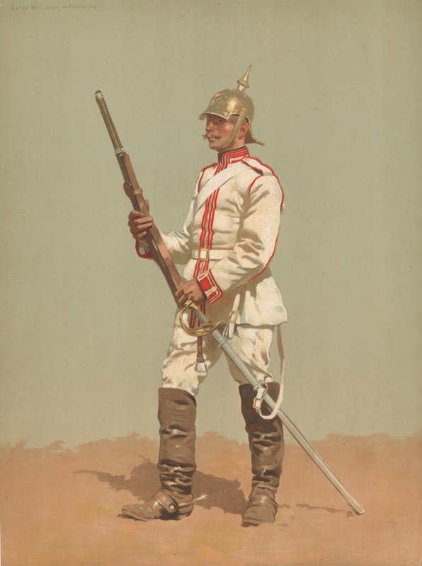 Garde Kuirassir i Feldrustung af French School
